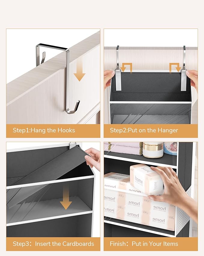 ULG Clear Over The Door PVC Organizer