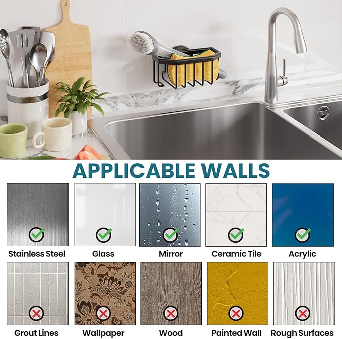 TAILI Sponge Holder for Kitchen Sink