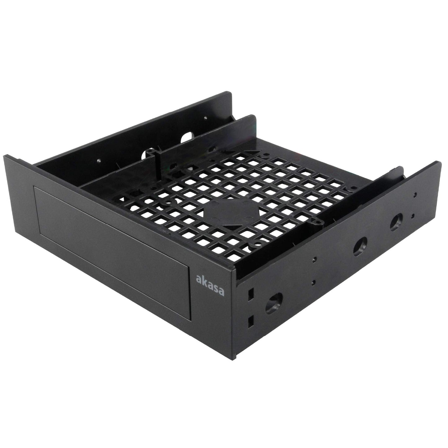 Akasa 3.5" Device/SSD/HDD Adapter | 5.25" to 3.5" Bay Adapter | 2.5/3.5 Inch Hard Drive Enclosure | SSD Mounting Bracket | for 5.25 inch PC Front Bay | AK-HDA-05