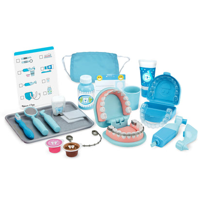 Melissa & Doug Smile Dentist Kit for Kids Role Play Toys for 3+ Year Old Girls, Educational Toys for 3 Year Old Boys, Montessori Toys Age 3