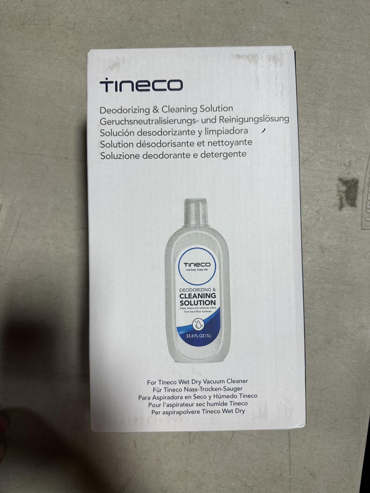 Tineco Floor Cleaning Solution 1L for iFLOOR Series (EXCEPT iFLOOR 5 Steam), FLOOR ONE S3 / S5 / S6 / S7 Series (EXCEPT S5 Steam) Wet Dry Vacuum (33.8 OZ)