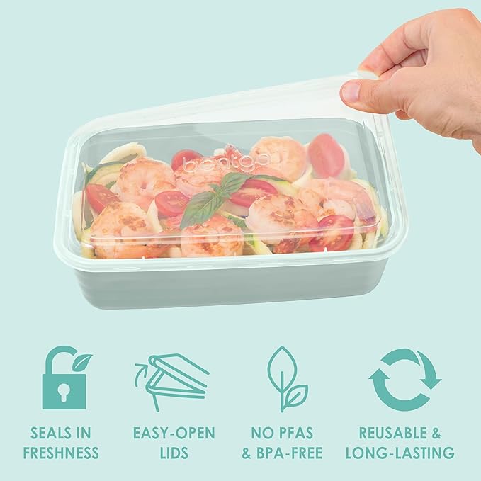 Bentgo Prep - 20-Piece 1-Compartment Reusable Meal Prep Containers