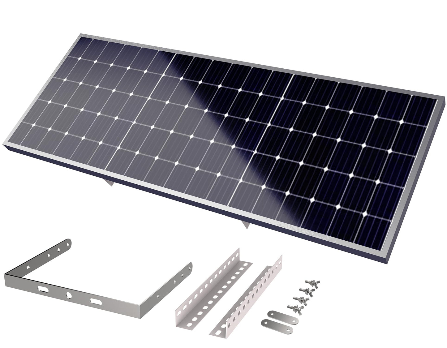Blütezeit Solar Sliding Gate Opener 1400lb with 25W Solar Panel, Automatic Chain Drive Gate Motor with WiFi Control | Backup Battery | IR Sensor & 2 Remotes for Driveway Gates