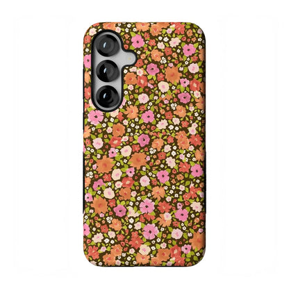 Casely Galaxy S25 Plus Case | Ink & Iris | Vintage Floral | Compatible with MagSafe | Bold Protective Design