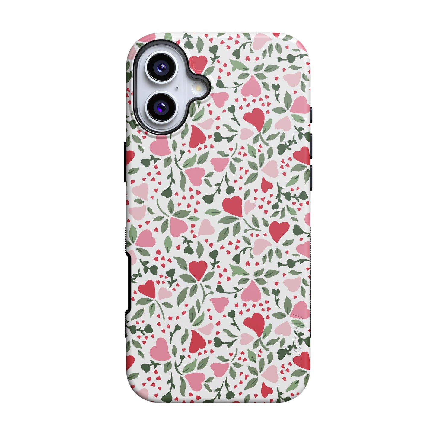 Casely iPhone 16 Case | Nantucket Cottage | Blue Hydrangea | Compatible with MagSafe | Bold Protective Design