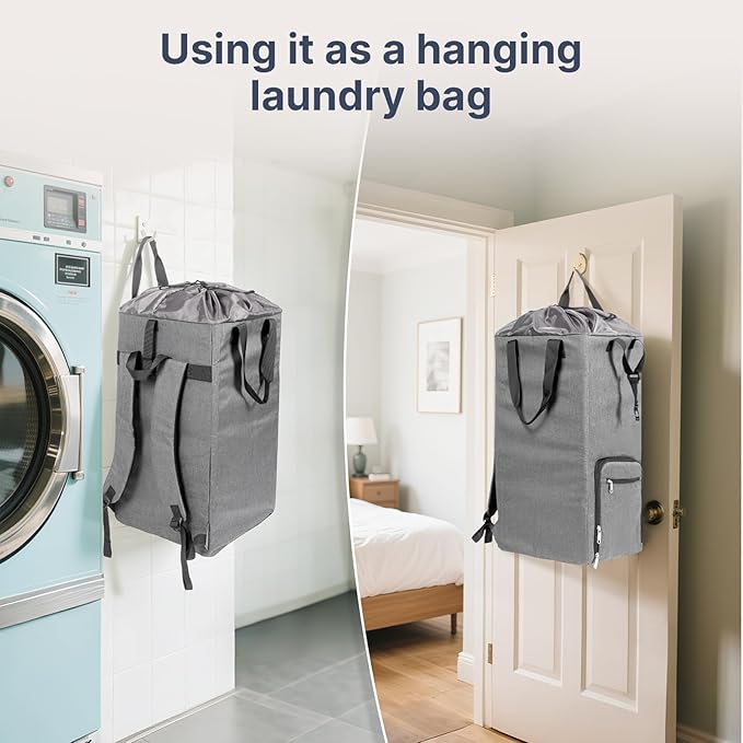 Bukere Laundry Backpack for College Students Dorm Essentials, Extra Large 90L