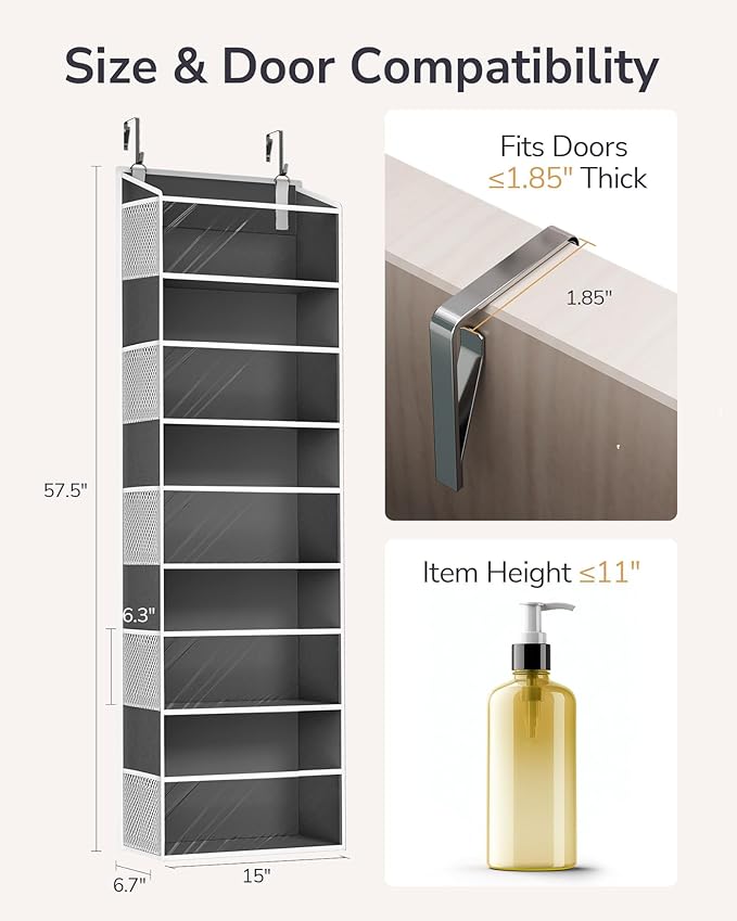 ULG 1-Pack Over Door Organizer