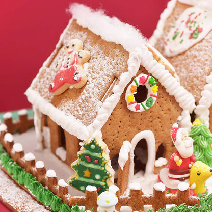 Gingerbread House Cookie Cutters, Christmas House Cookie Cutter Gingerbread Cookie Cutter Kit Set for Adult, 3D Stainless Steel Chocolate Cake Biscuit Pastry Baking Mold DIY Tool for Holiday Gift