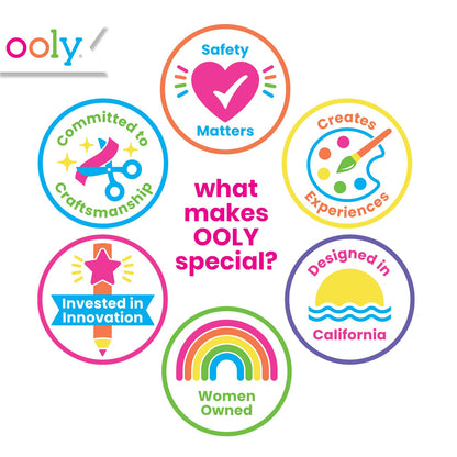 Ooly Scratch & Scribble 10pc Art Kit with 8 Total Scratch Cards (4 Illustrated, 2 Blank, 2 Rainbow) with Scratching Tool and Sparkled Stickers, Art Set Gifts for Kids - Ocean Life