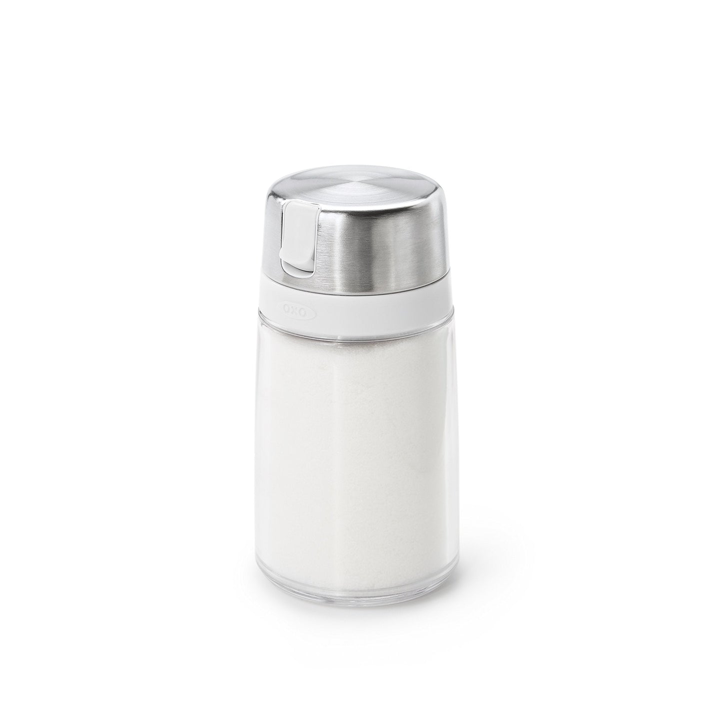 OXO Salt and Pepper Shaker Set (Clear) + OXO Good Grips Plastic Sugar Dispenser