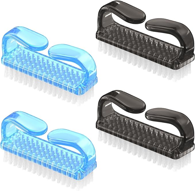 Handle Grip Cleaning Nail Brush, Larbois Nail Brushes Hand Fingernail Brush