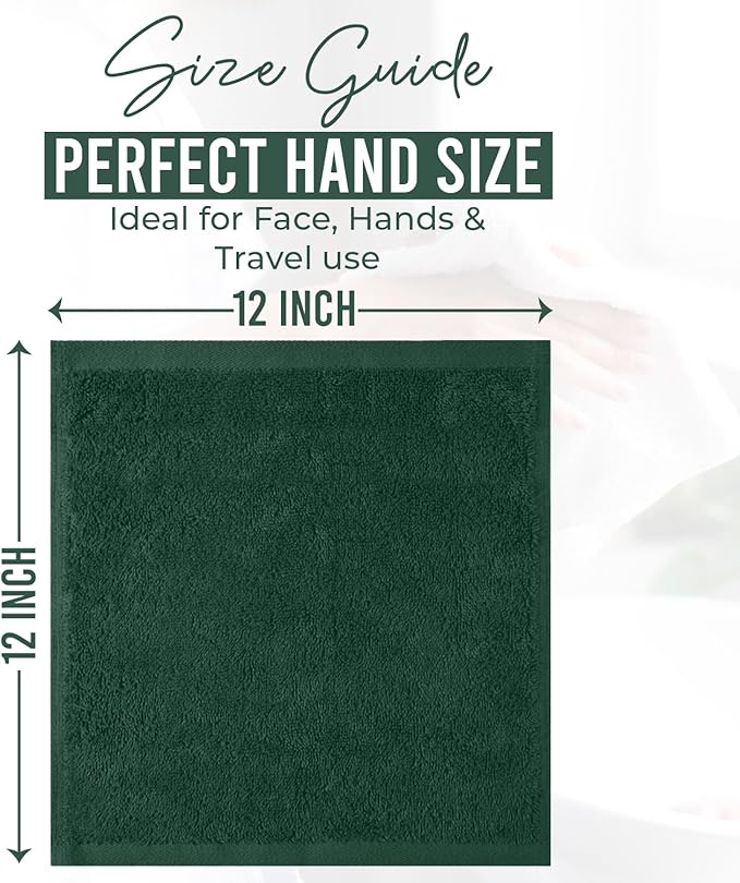 DAN RIVER 24 Pack Wash Cloths for Showering