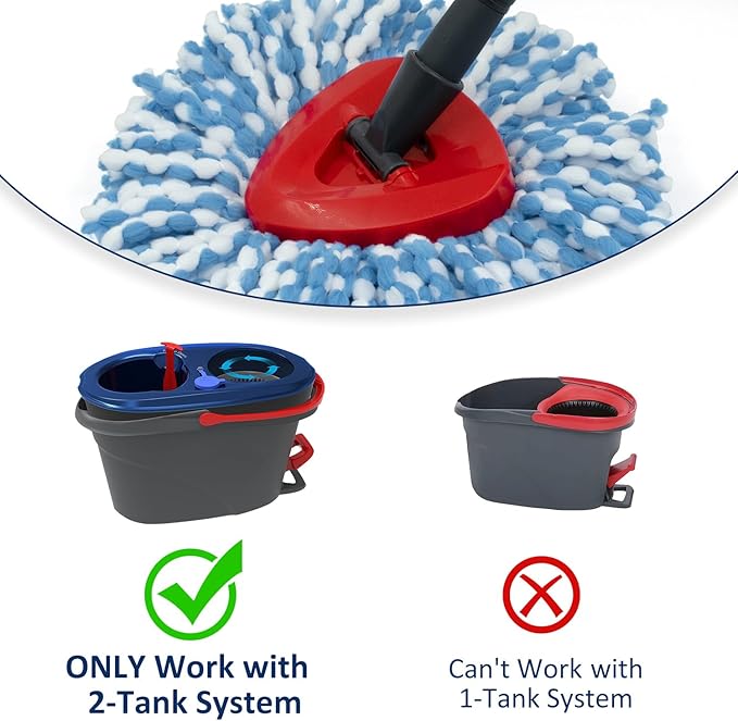 Spin Mop Replacement Head Base Compatible