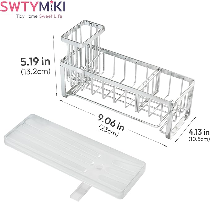 SWTYMIKI Sponge Holder for Kitchen Sink