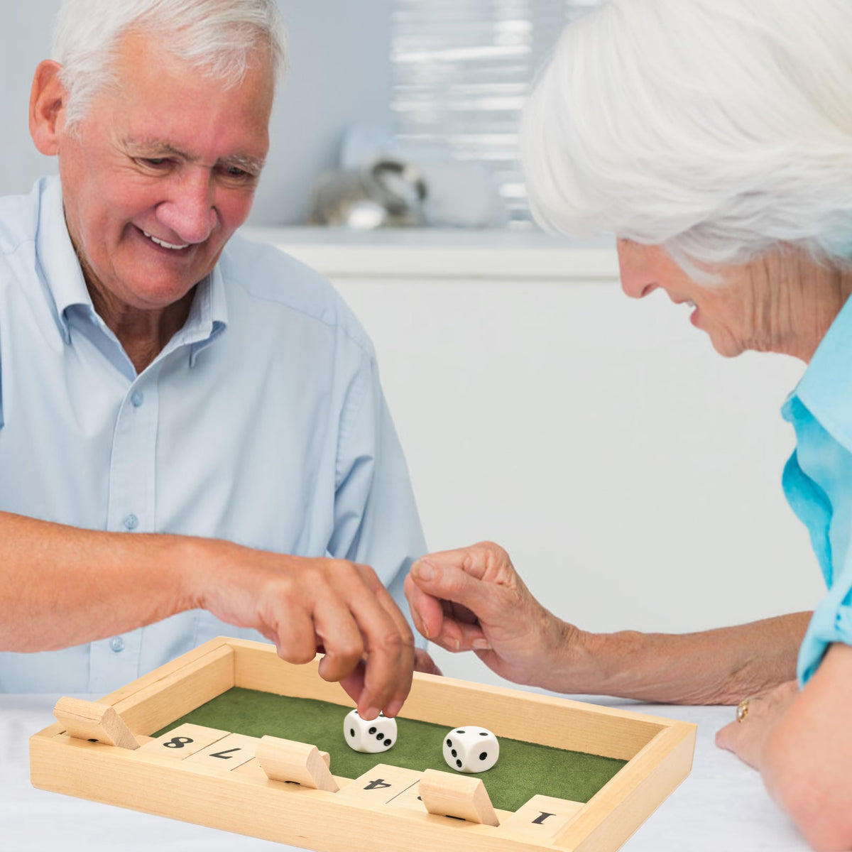 PHIELEY Alzheimers Products for Elderly, 9 Numbers Memory Games for Dementia Patients Seniors, Wooden Shut The Box Dementia Products for Elderly, Fidget Sensory Busy Board Gadgets Gifts Activities