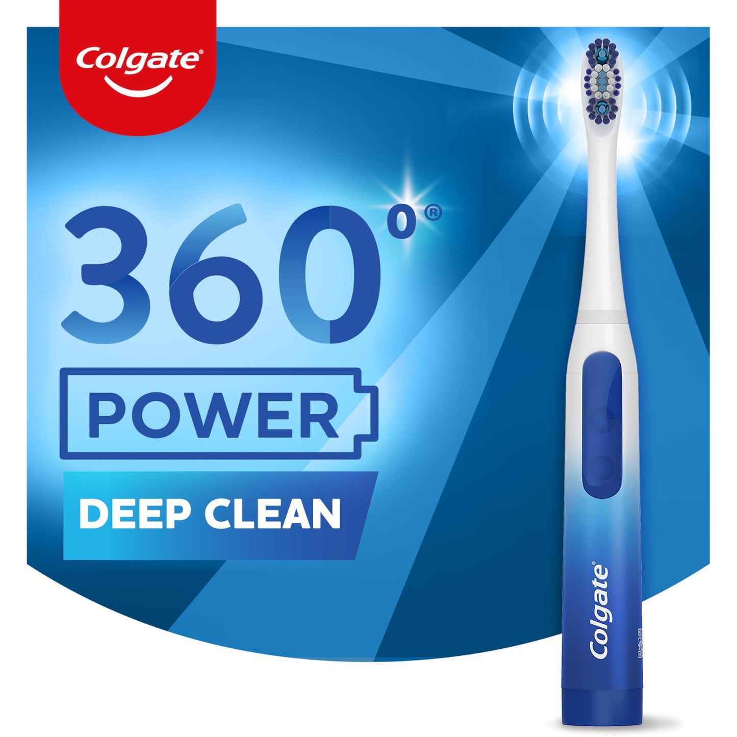 Colgate 360 Floss Tip Sonic Powered Battery Toothbrush Refill Pack - 2ct