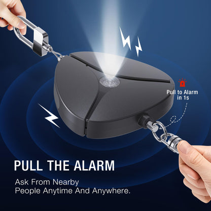 dooreemee GPS Tracker Detector & Signal Detector – Portable Hidden Camera Detector and Tracker Detector with Alarm & Flashlight, Travel Security Keychain for Women
