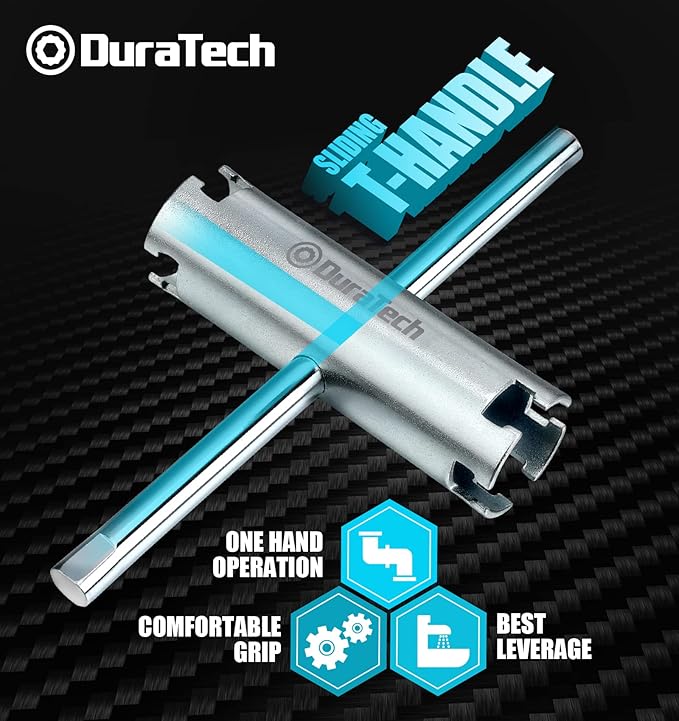 DURATECH Basket Strainer Wrench, Universal Sink Strainer Wrench