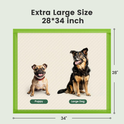 Gardner Pet Extra Large Puppy Pads 70x85cm, Super Absorbent Thicker Puppy Training Pads, 6 Layers of Leak-proof, Fast Drying, Suitable for Dogs, Cats, Rabbits (30 Pack)