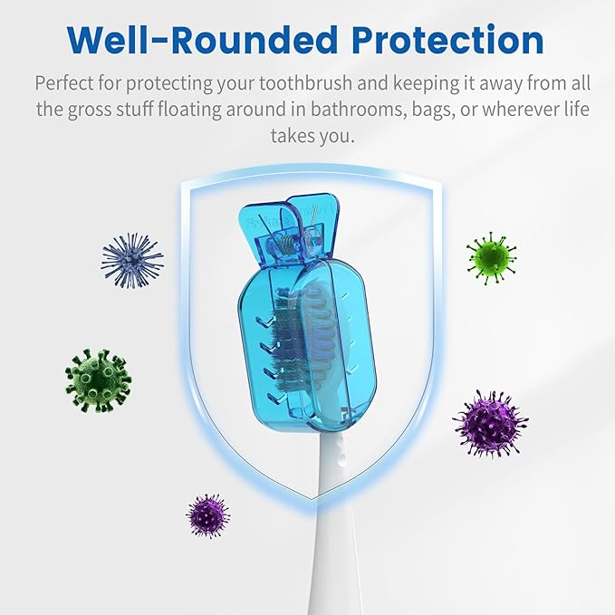 Toothbrush Covers Caps, Clip-On Toothbrush Protector
