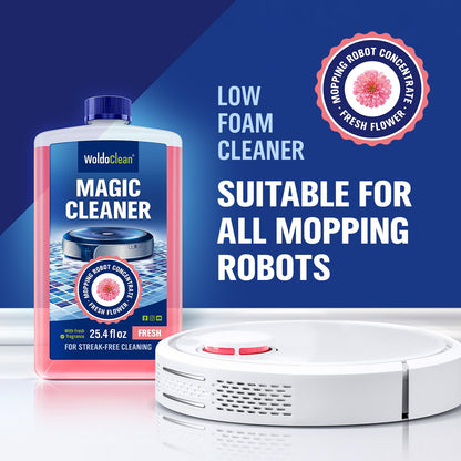 Floor Cleaner for robot vacuum with mop 750ml - ceramic, porcelain and stoneware tiles for 30-50 cleaning cycles