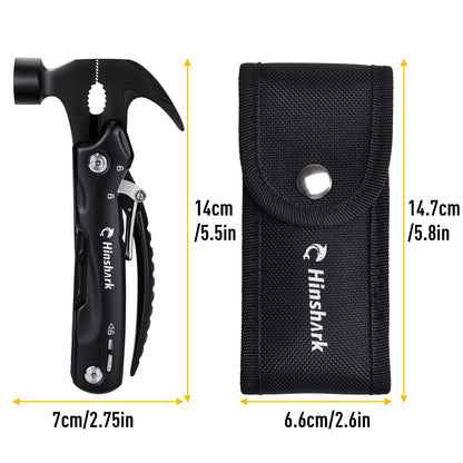 Gifts for Men, 12 in 1 Hammer Multitool, Anniversary Birthday Gift for Men Dad Husband Him Grandpa, Unique Gifts for Dad Who Have Everything, Camping Essentials Cool Gadgets Tools