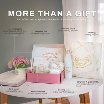 Christian Gifts for Women – Daughter of the King Faith Gift Box | Encouragement, Graduation, Baptism, Confirmation, Birthday, Uplift, Religious Present