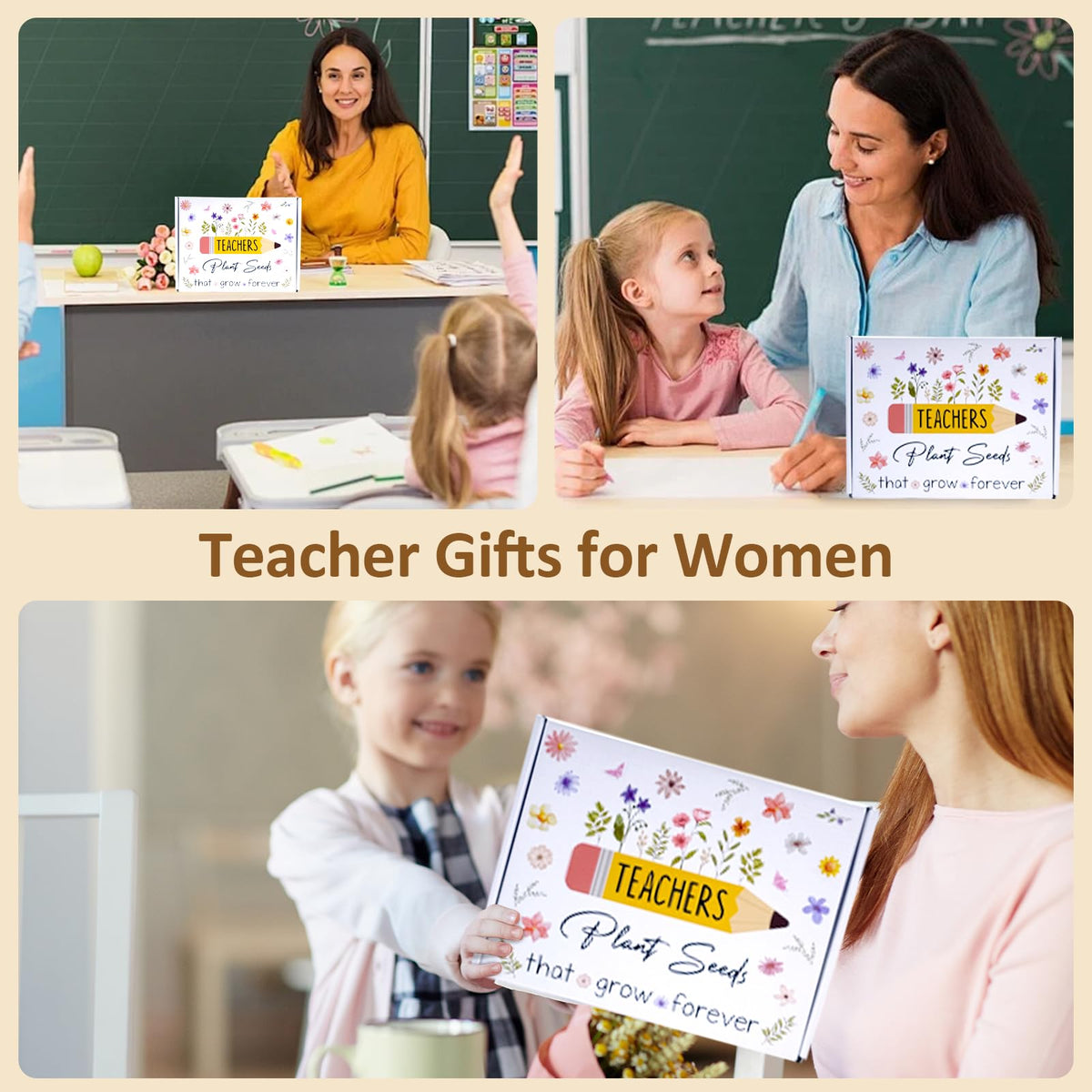 MHSMHL Teacher Gifts for Women, Teacher Appreciation Gift, Teacher's Gifts, Thank You Gift for Teachers Bulk basket Back to School End of Year for Christmas Thanksgiving with 16oz Glass Cup