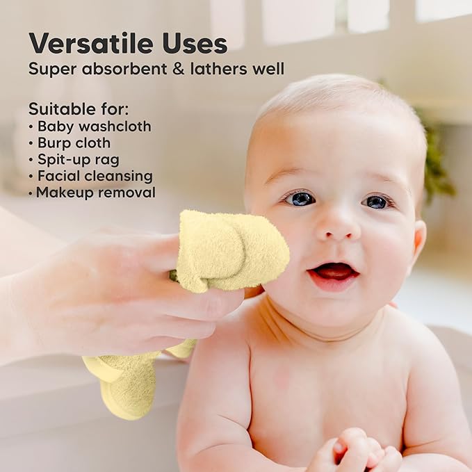 6-Pack Baby Washcloths