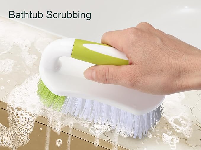 Scrub Brush for Cleaning, Heavy Duty Shower Scrubber