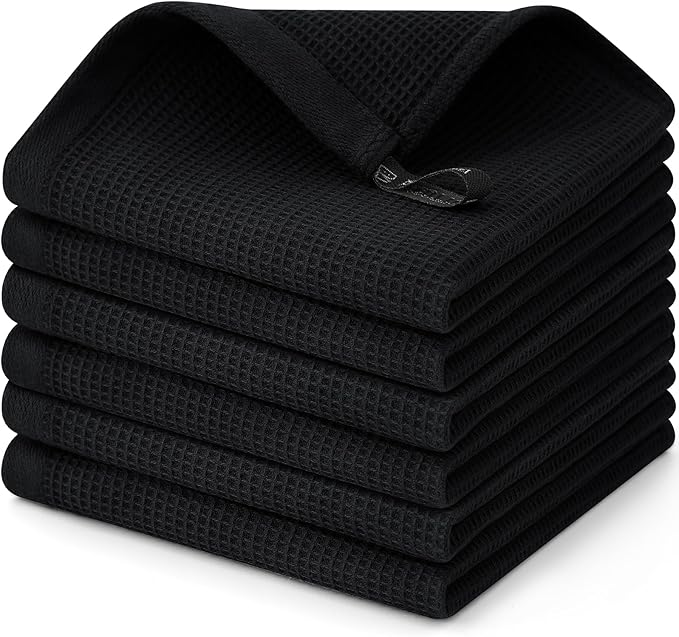 Homaxy 100% Cotton Waffle Weave Dish Cloths