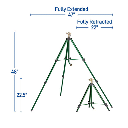 Orbit 56667N Zinc Impact Sprinkler on Tripod Base