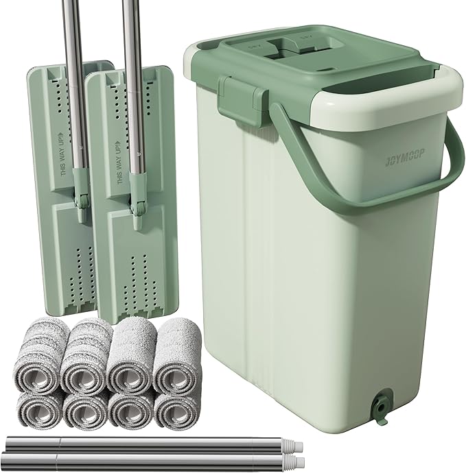 JOYMOOP Mop and Bucket with Wringer Set