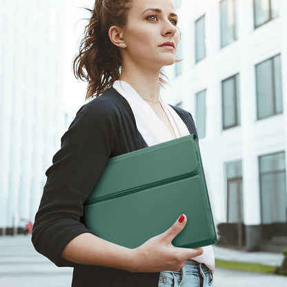 Vobafe Keyboard Case for iPad A16 11th Generation 2025/10th Generation 2022(11/10.9 inch), 7 Colors Backlit Detachable Folio Keyboard Cover with Pencil Holder for iPad 11/10 Gen, UK Layout, Pine Green