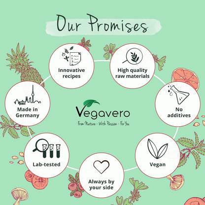 Vegavero Advanced Multi Magnesium Complex | with 4X Chelated Forms: Citrate, Bisglycinate, Malate & Taurate | Vitamins B6 & B2 for Superior Absorption | 180 Vegan Capsules | NO Additives