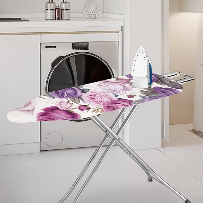 Floral Ironing Board Cover and Pad 15x54 Inch, Iron Board Cover