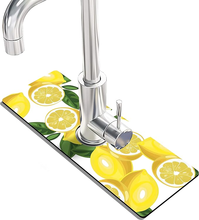 Kitchen Sink Splash Guard Faucet Mat Super Absorbent Fast Drying Mat Sink