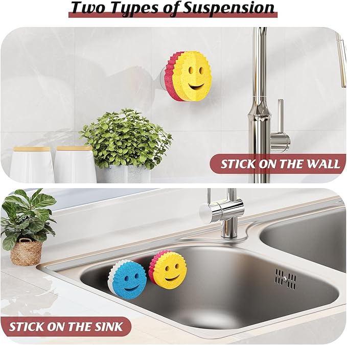 Sponge Holder for Kitchen Sink, Sink Caddy Organizer