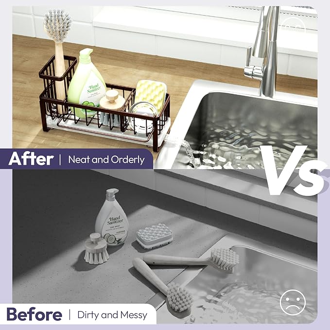SWTYMIKI Sponge Holder for Kitchen Sink