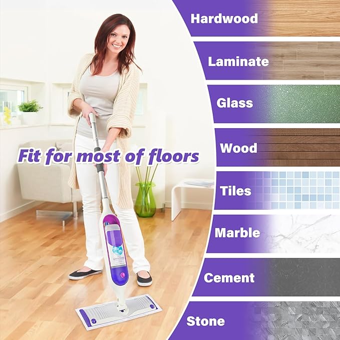 Mop Pads Refills for Swiffer Power Mop: 20 Pcs Wet Dry Disposable Pad for