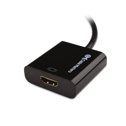 Cable Matters 4K Active Mini DisplayPort to HDMI Adapter (Active Mini DP to HDMI) Supporting Eyefinity Technology