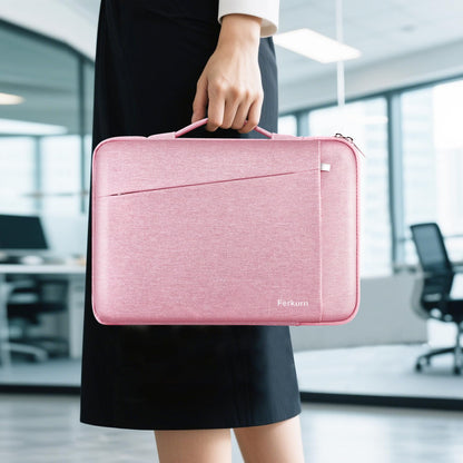 Ferkurn Laptop Case Sleeve 14 Inch Compatible with 14" MacBook Pro M4/M3/M2/M1, HP Pavilion 14 Chromebook 14A EliteBook X360 Probook, ASUS Vivobook,Lenovo Ideapad,Acer, Slim Computer Laptop Bag, Pink