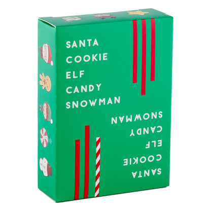 Santa Cookie Elf Candy Snowman Card Game – by Taco Cat Goat Cheese Pizza – Holiday Party Card Game – Great Stocking Stuffer – Fun for Kids, Teens, Adults and Family - 10 Min Ages 7+