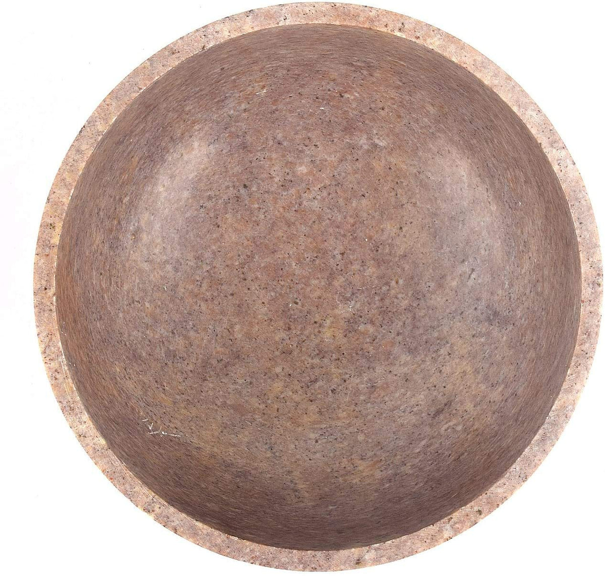 Ajuny Soapstone Natural Smudge Pot | Stone Bowl | Scrying And Smudge Bowl Handmade Leaf Carved Design Household Kitchen Table Decorative Gift 5 Inch