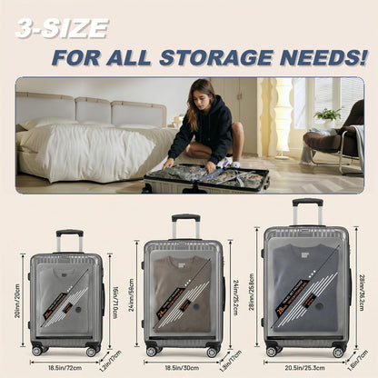 15 Pack Luggage Suction Packing Vacuum Seal Bags for Clothing Travel Vacuum Bags with Rechargeable Electric Pump,Space Vacuum Storage Bags for Clothes,Compression Bags for Travel