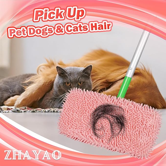 Reusable 100% Coral Fleece Mop Pads Compatible