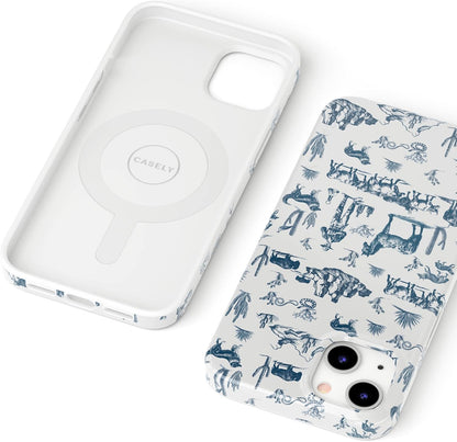 Casely iPhone 13 Case | Field of Flowers | Pastel Floral | Compatible with MagSafe | Classic Ultra Slim Design