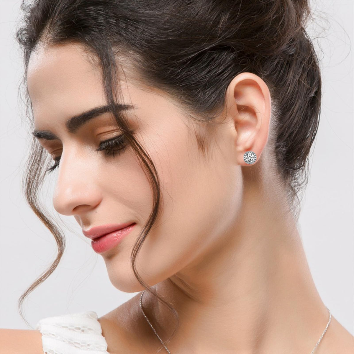 Lymphatic Earrings for Women Lymphatic Drainage Therapy Earrings Lymphvity Germanium Earring Lymph Detox Earring CZ Stud(Gold+Silver)