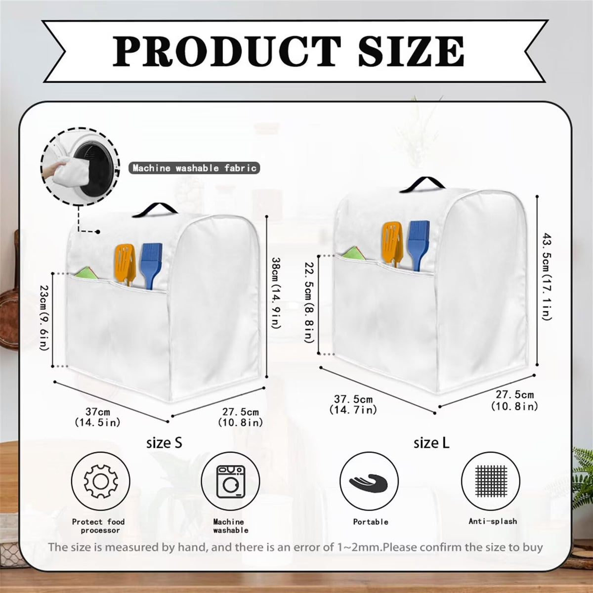 HUISEFOR Kitchen Stand Mixer Covers Boho Mandala Flower Mixer Cover Dust Cover Washable Kitchen Appliance Cover for 4.5-5 Quart Mixers, Keep Your Kitchen Clean