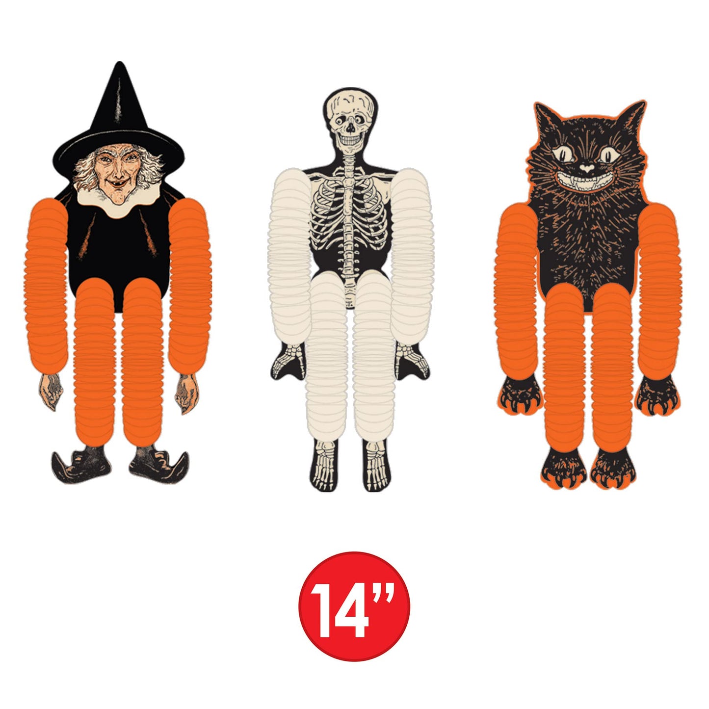 Beistle Vintage Halloween Tissue Dancers